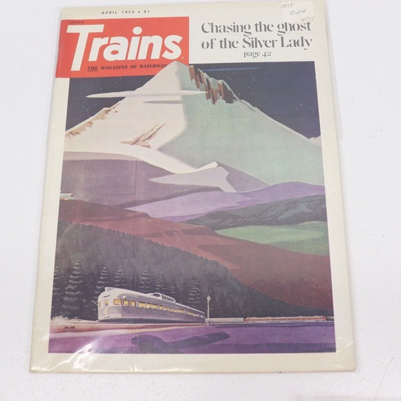 Trains Magazine 1975 Lot of 10 - Picture 5 of 11